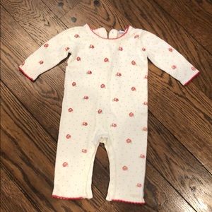 Janie & Jack baby girl 3-6 months_one piece flower